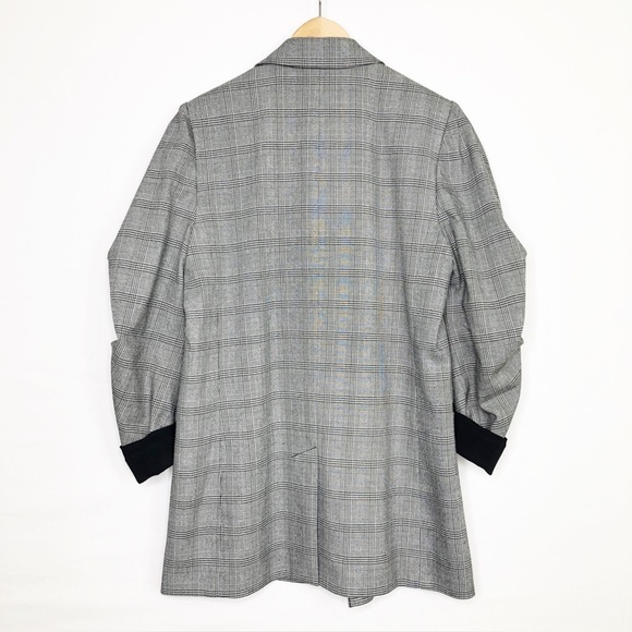 Joie Plaid academia, double breasted blazer - Picture 2 of 11